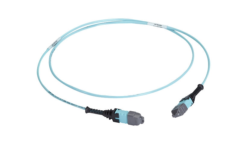 Black Box 30" MTP OM3 Fiber Optic Trunk Cable Plenum 12-Strand Type C
