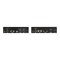 Black Box KVM Extender over Fiber - 4K, DH, HDMI, USB 2.0, Serial, Audio