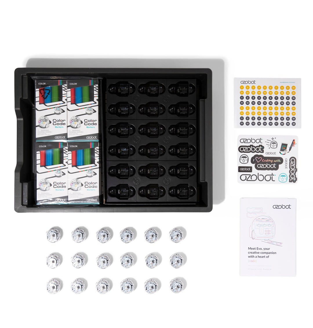 Teq Ozobot Evo Classroom Kit - 18 Pack