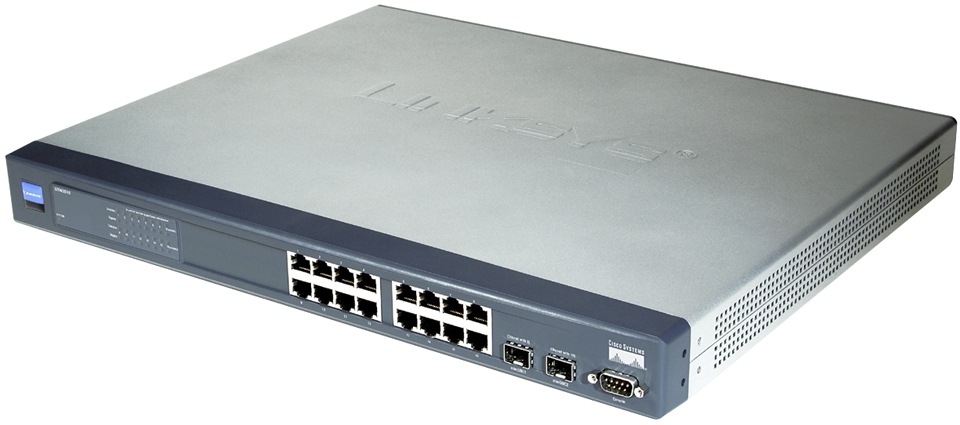 Cisco SRW2016 16-port Gigabit Switch - WebView						
