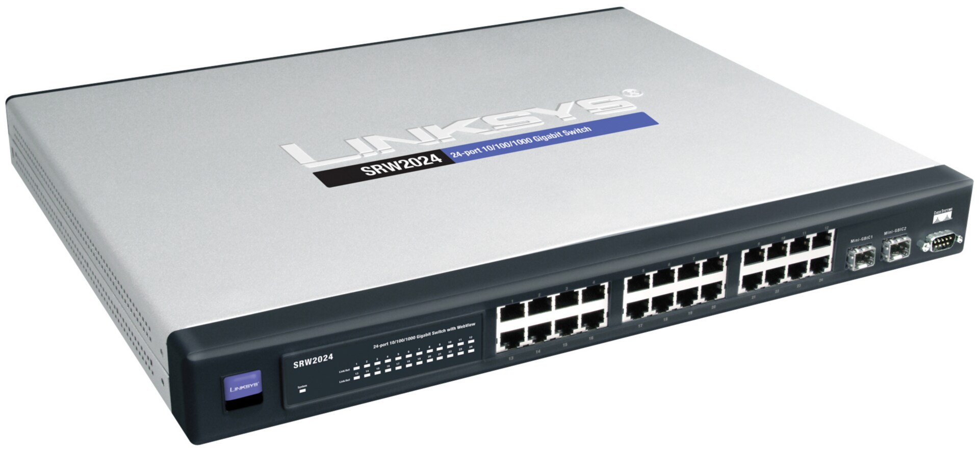 Cisco SRW2024 24-port Gigabit Switch - WebView						
