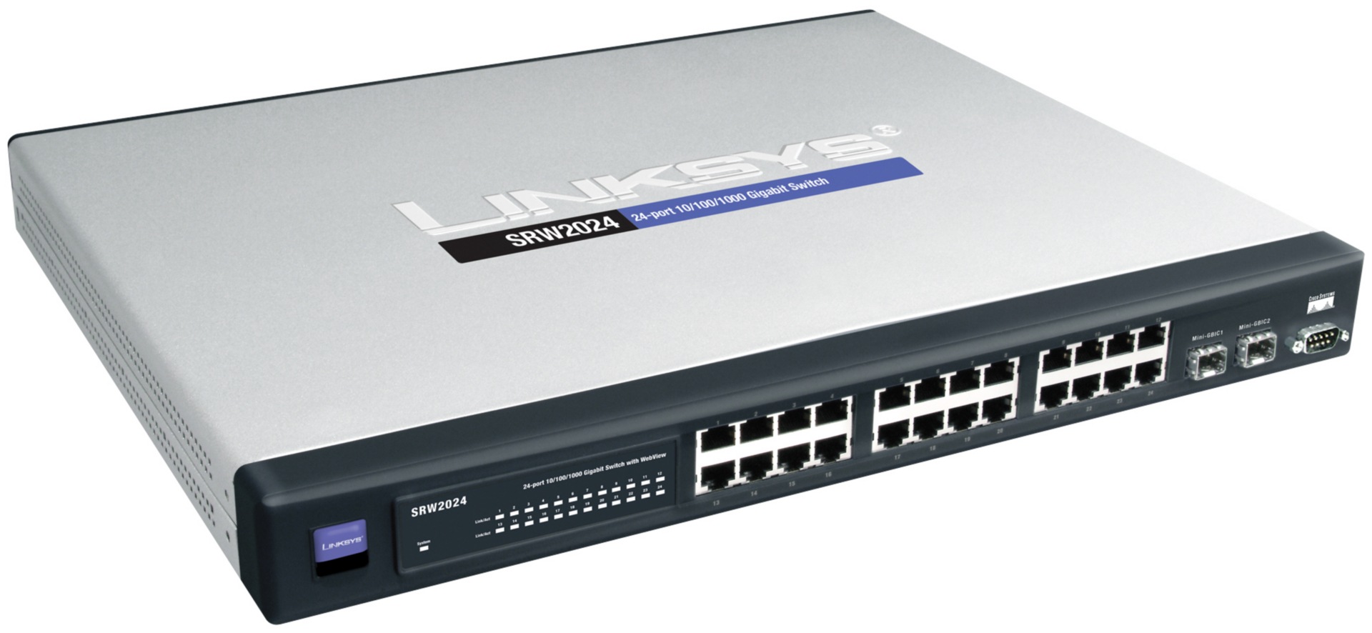 Cisco SRW2024 24-port Gigabit Switch - WebView						
