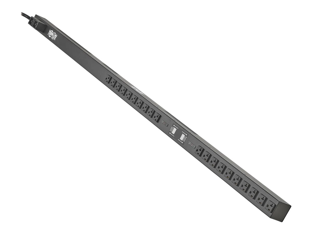 Eaton Tripp Lite Series 2.88kW Single-Phase Local Metered PDU with ISOBAR Surge Protection, 120V, 3840 Joules, 24 NEMA