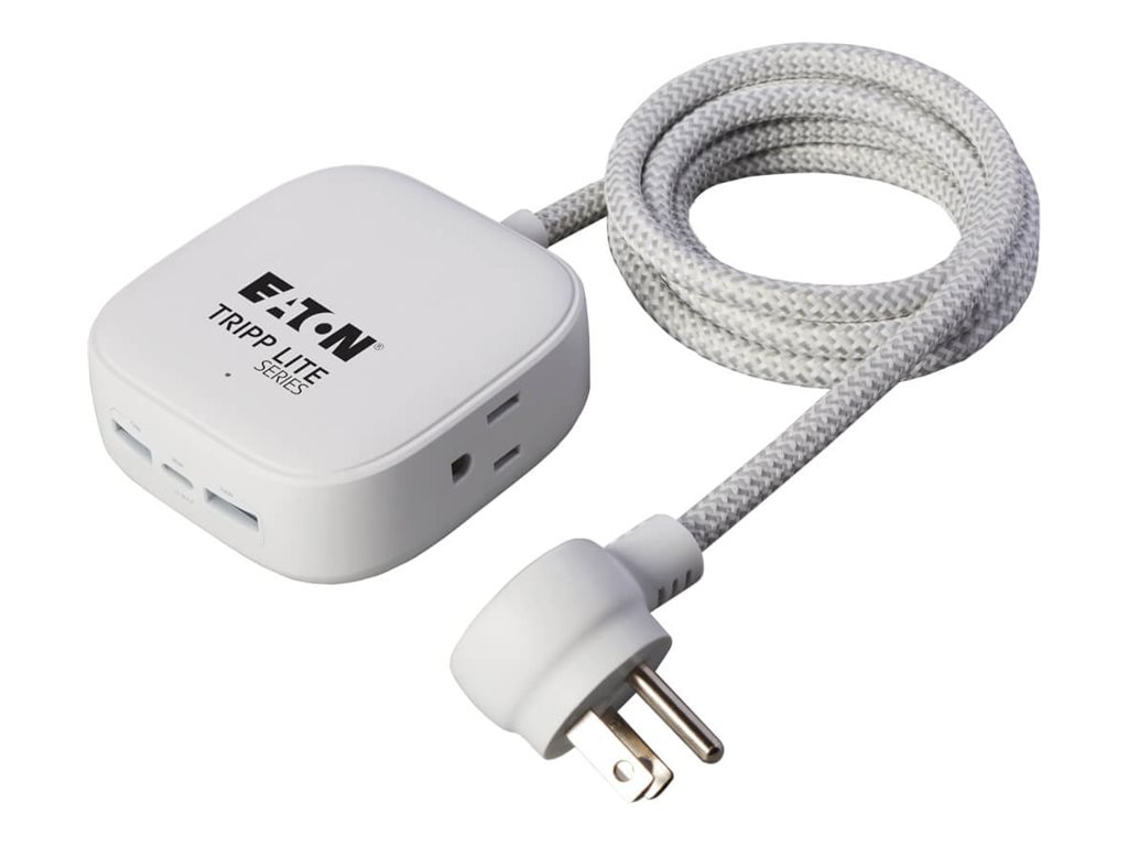 Eaton Tripp Lite Series Safe-IT 32W 2-Outlet Power Strip - 5-15R Outlets, 3