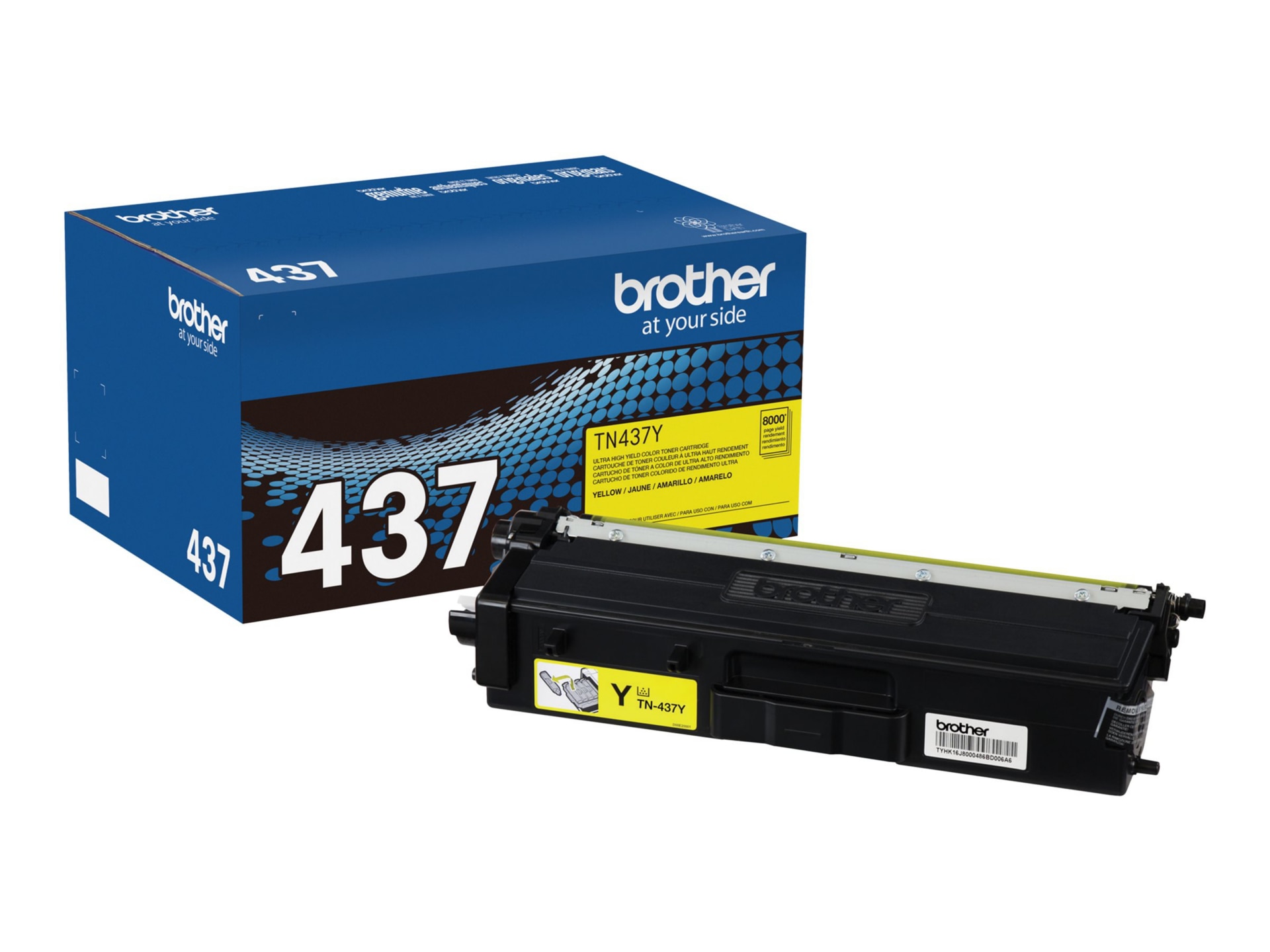 Brother TN437Y - Ultra High Yield - yellow - original - toner cartridge