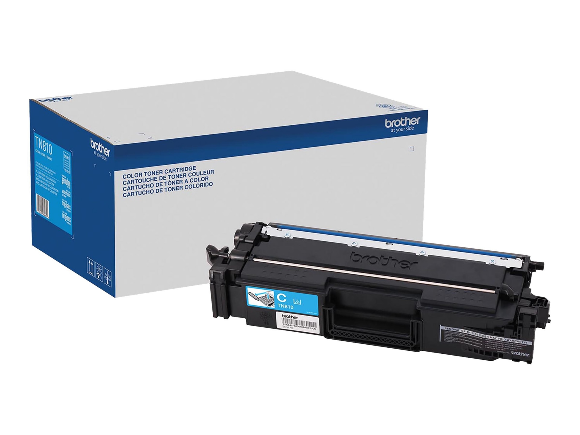 Brother TN810C - cyan - original - toner cartridge