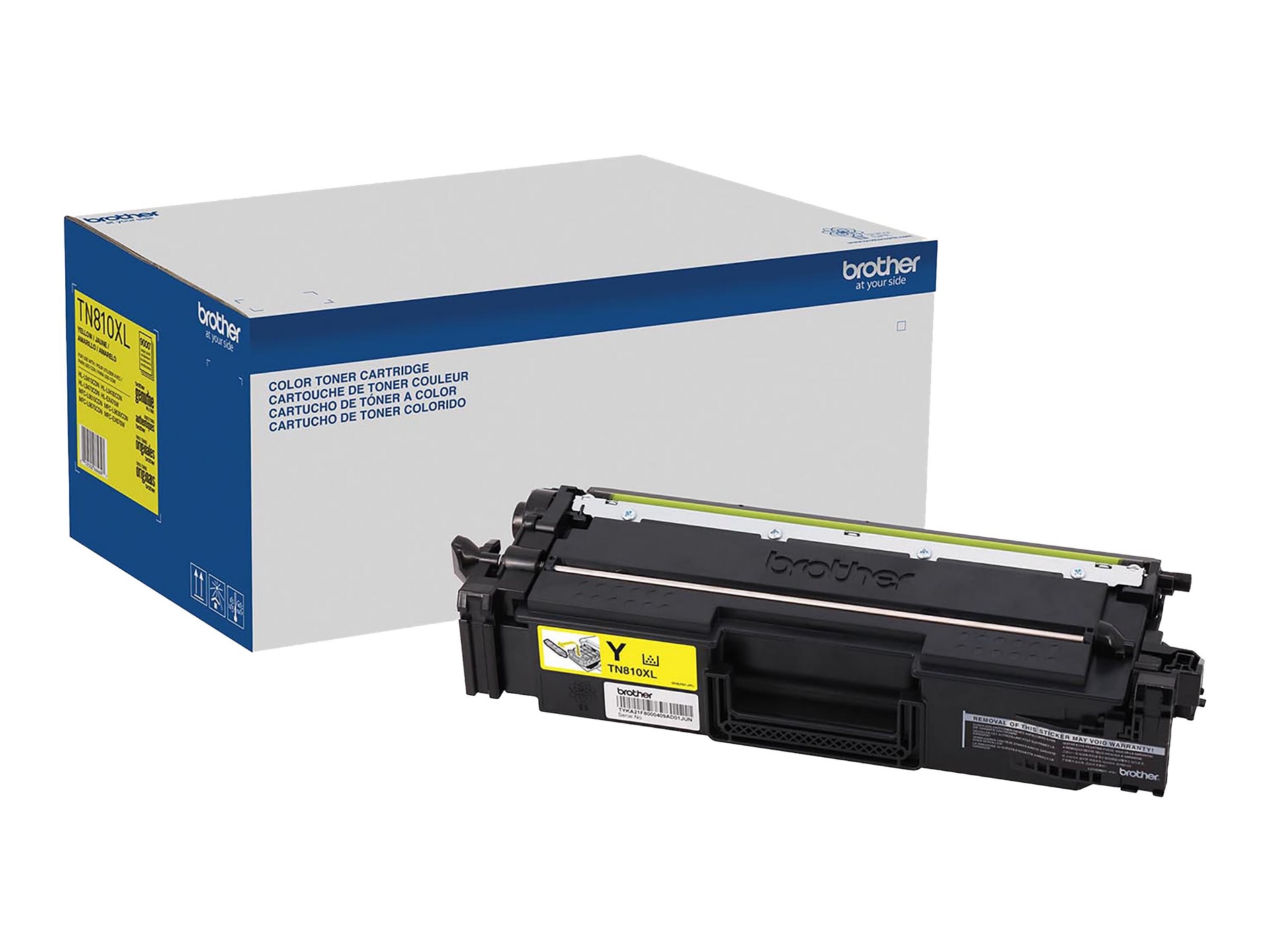 Brother TN810XLY - High Yield - yellow - original - toner cartridge