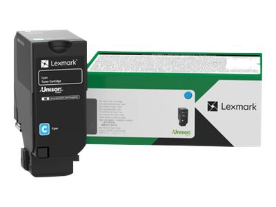 Lexmark - cyan - original - toner cartridge - LCCP, LRP