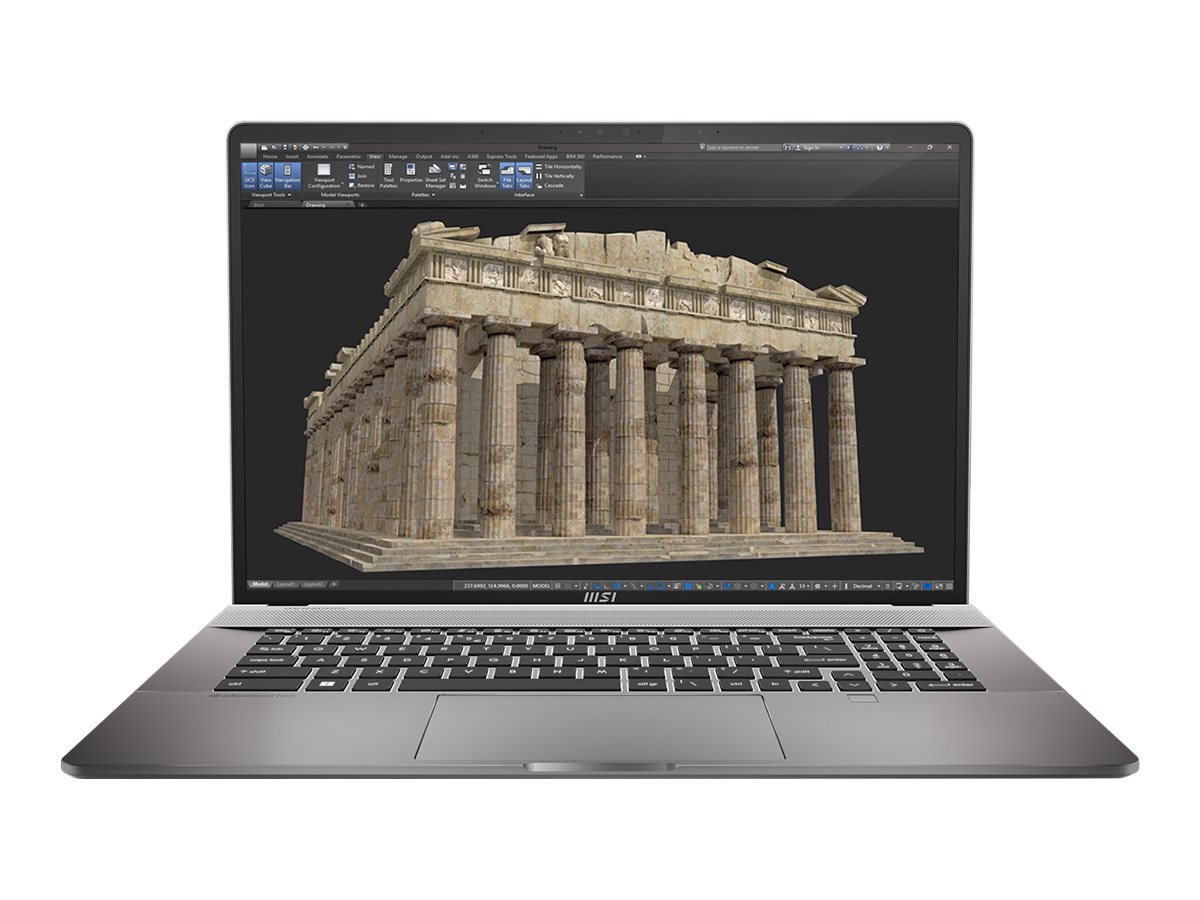 MSI Creator Z17 A12UHT-048 - 17" - Core i9 12900H - 32 GB RAM - 2 TB SSD