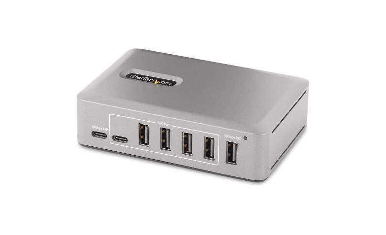 7-Port Self-Powered USB-C Hub, 7x BC 1.2 - USB-A Hubs