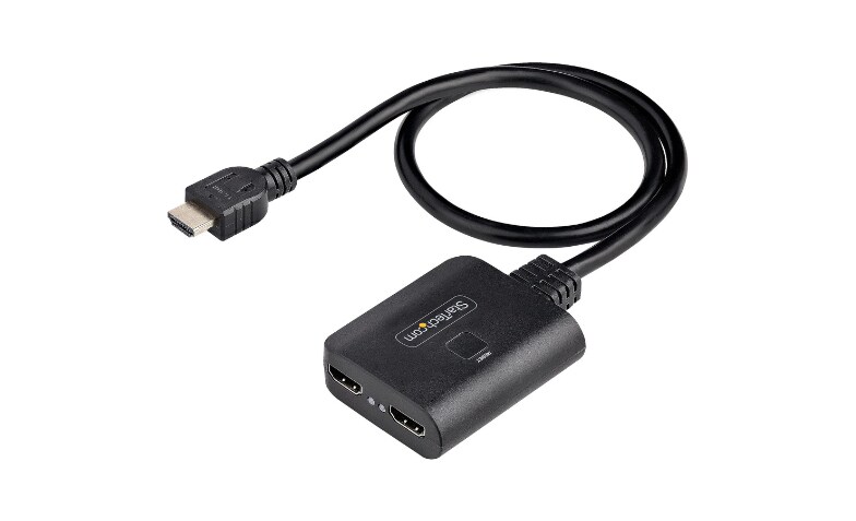 USB-C to Dual HDMI® Adapter Splitter- 4K/60Hz - Black