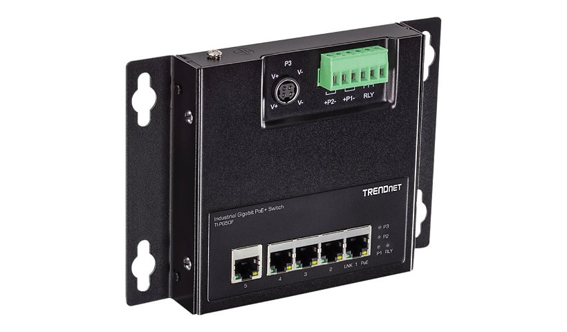 TRENDnet TI-PG50F - Industrial - commutateur - 5 ports - non géré - Conformité TAA