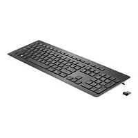 HP Premium - keyboard - US - anodized aluminum trimmed