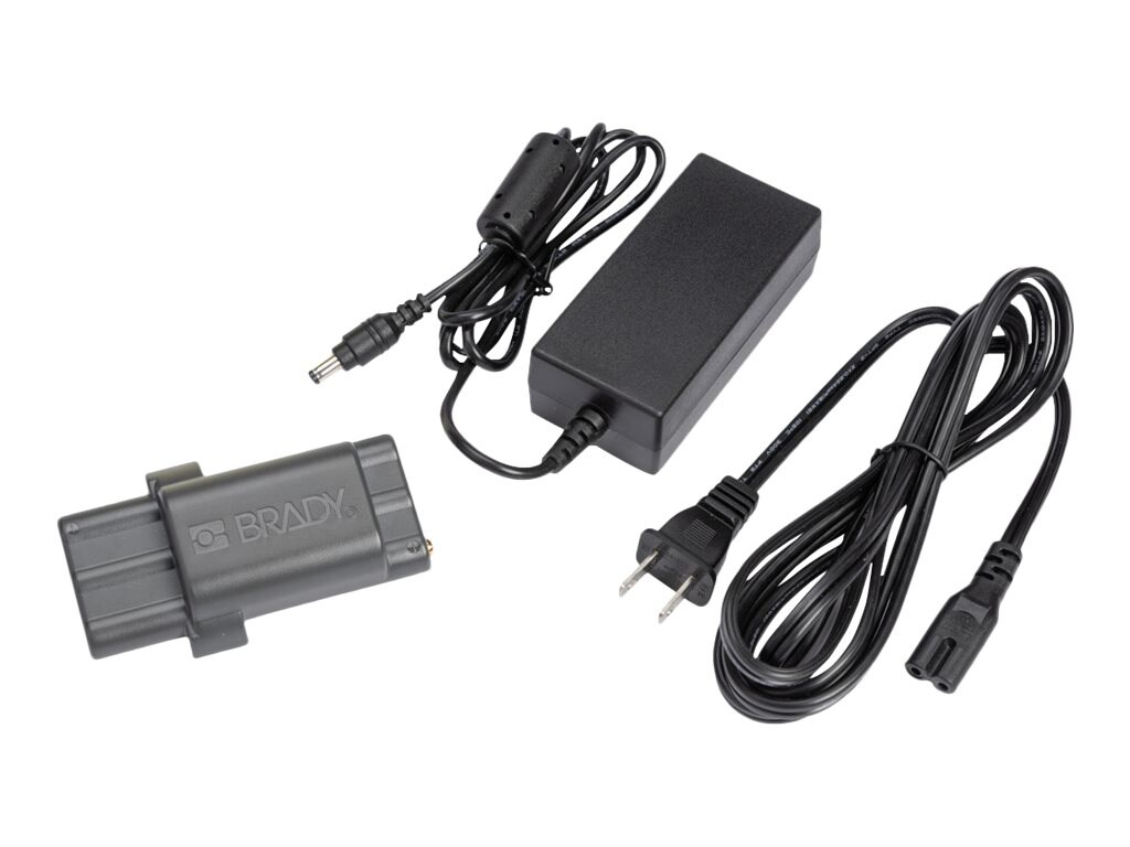 Brady Li-Ion Battery Pack and AC Adapter Power Kit for M210 Handheld Label