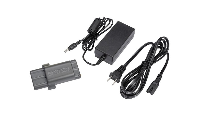 Brady Li-Ion Battery Pack and AC Adapter Power Kit for M210 Handheld Label Maker