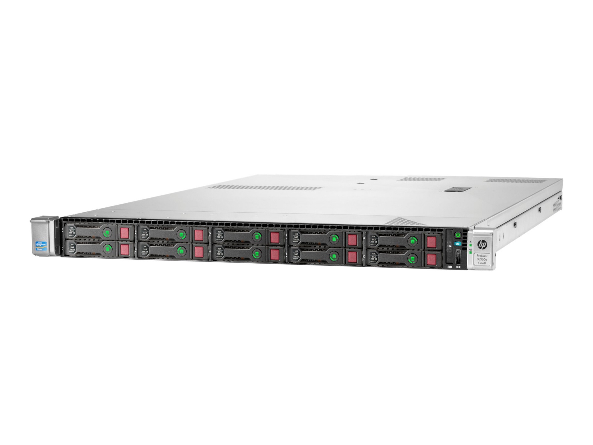 HPE ProLiant DL360p Gen8 - rack-mountable - no CPU - 0 GB - no HDD