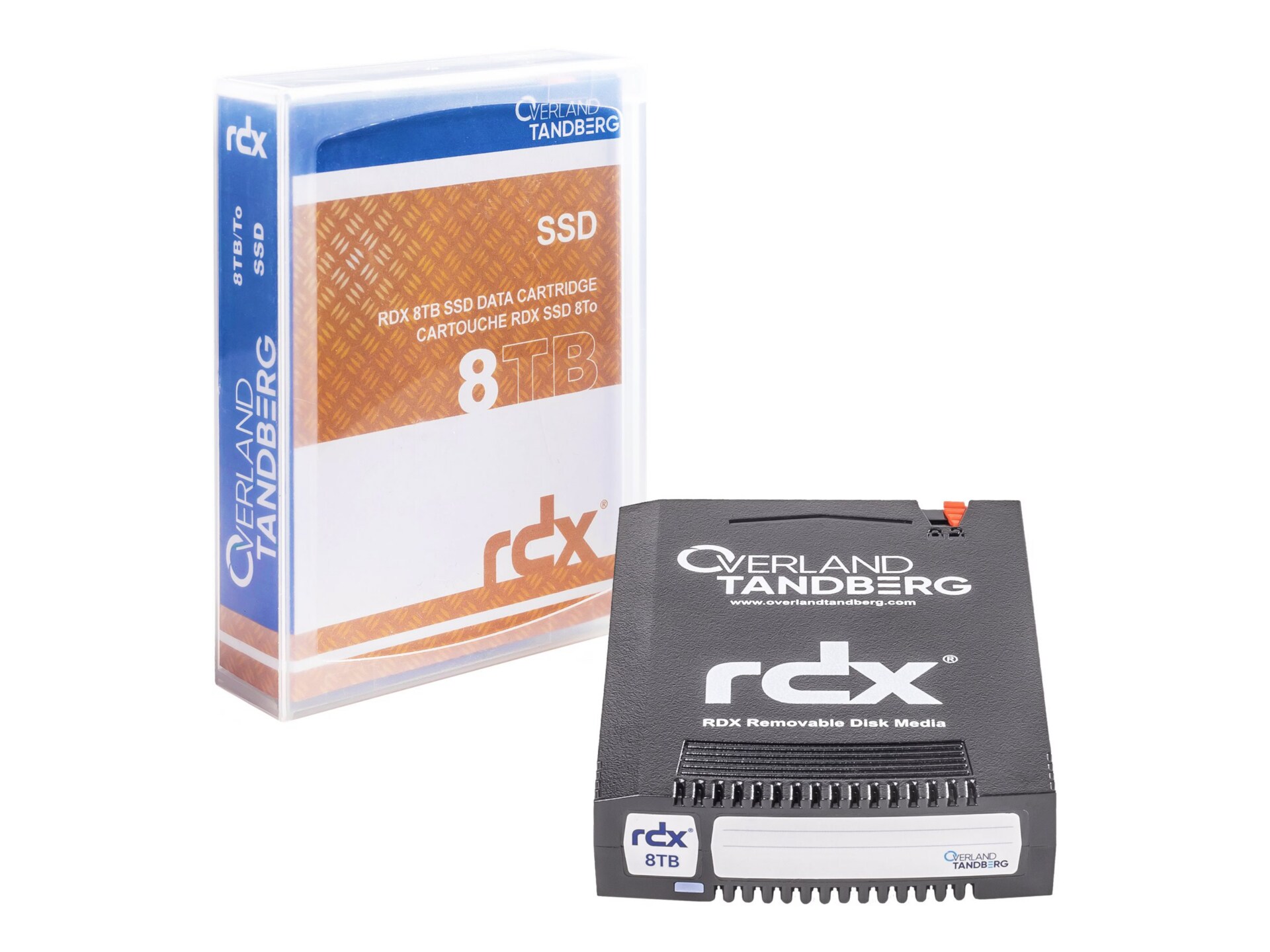 Overland-Tandberg - RDX SSD cartridge x 1 - 8 TB - storage media