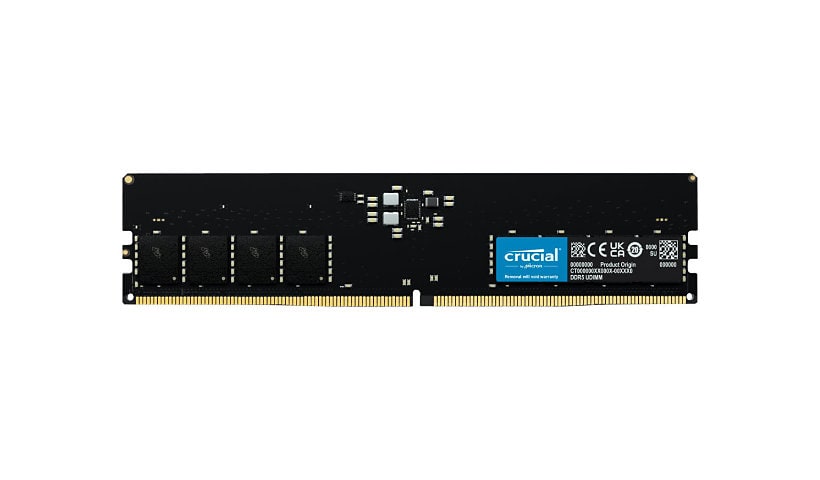 Crucial - DDR5 - module - 16 GB - DIMM 288-pin - 5600 MHz / PC5-44800 - unbuffered