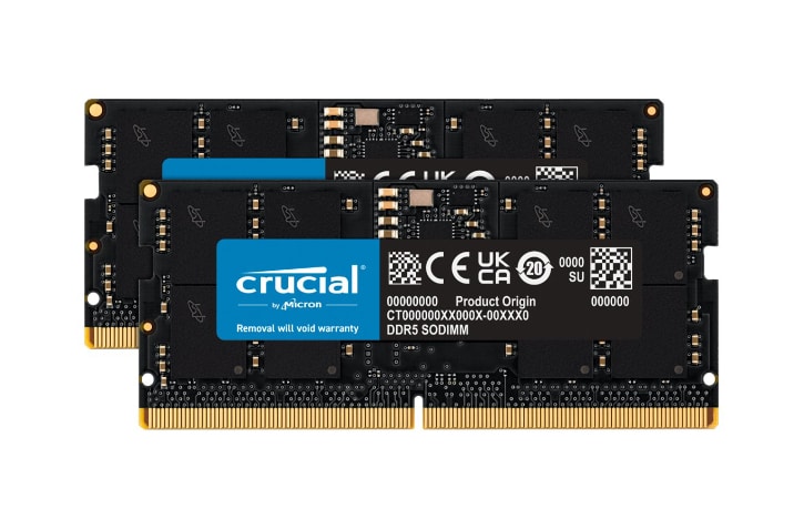 Crucial - DDR5 - kit - 32 GB: 2 x 16 GB - SO-DIMM 262-pin - 5600