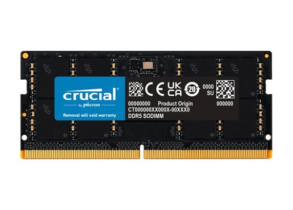 glemme tre Databasen Crucial - DDR5 - module - 32 GB - SO-DIMM 262-pin - 5200 MHz / PC5-41600 -  CT32G52C42S5 - Laptop Memory - CDW.com