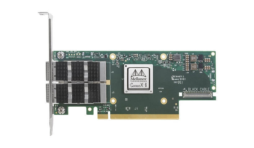NVIDIA ConnectX-6 VPI MCX653106A-ECAT - Single Pack - network adapter - PCIe 4.0 x16 - 100Gb Ethernet / 100Gb Infiniband