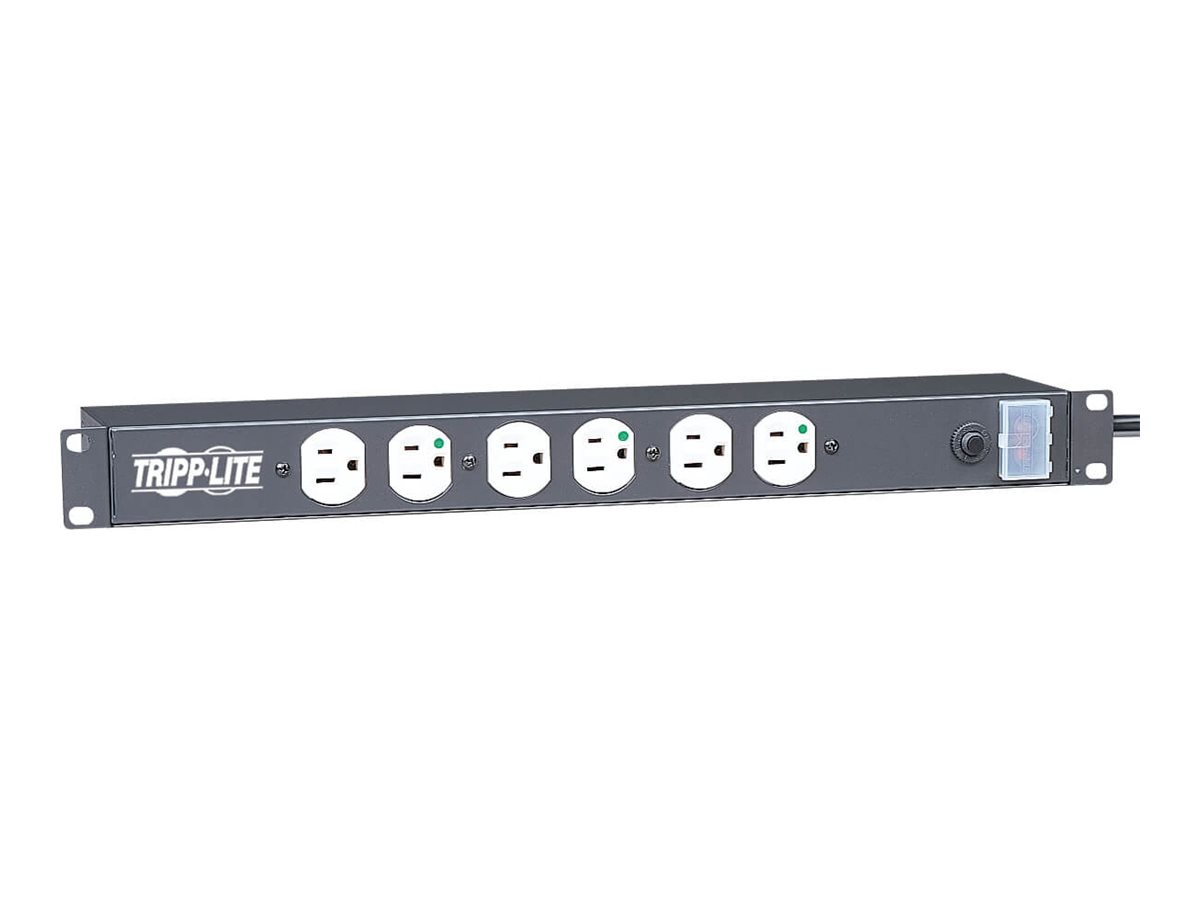 Eaton Tripp Lite Series Power Strip Hospital Medical Rackmount 120V 5-15R 12 Outlet 1URM - power strip