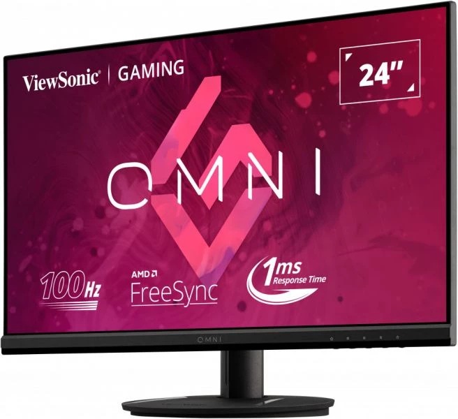 ViewSonic Gaming VX2416 - 1080p 1ms 100Hz Gaming Monitor with AMD FreeSync, HDMI, DP - 250 cd/m² - 24"