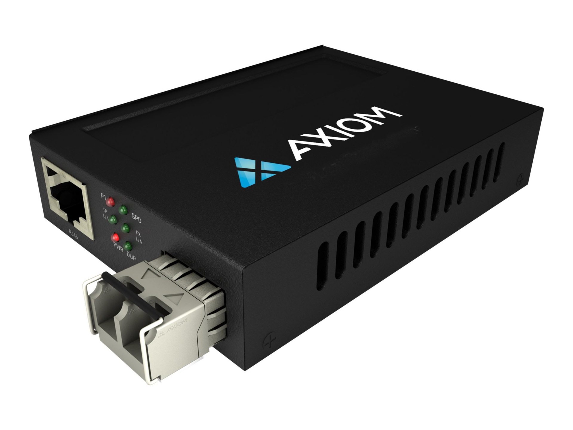 Axiom - fiber media converter - 10Mb LAN, 100Mb LAN, GigE