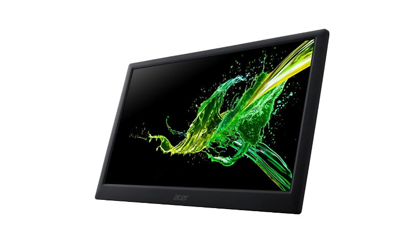 Acer PM161Q A 15.6" Widescreen LCD Display Monitor - Black