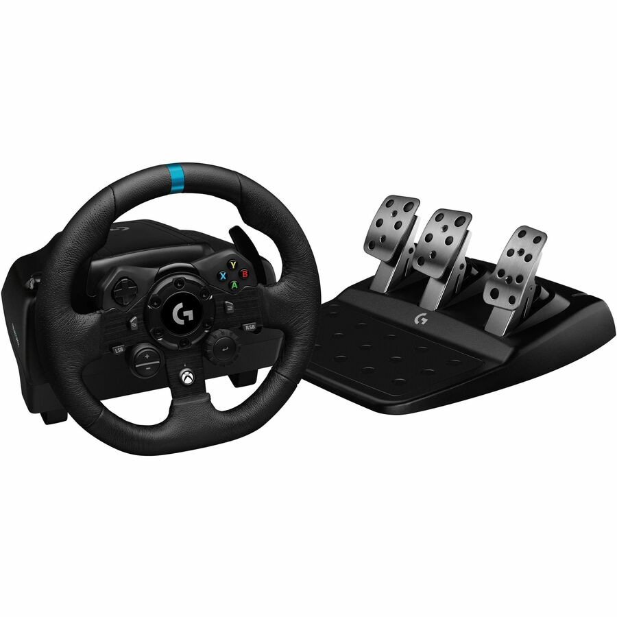 Logitech G923 Racing - wheel and pedals set - wired