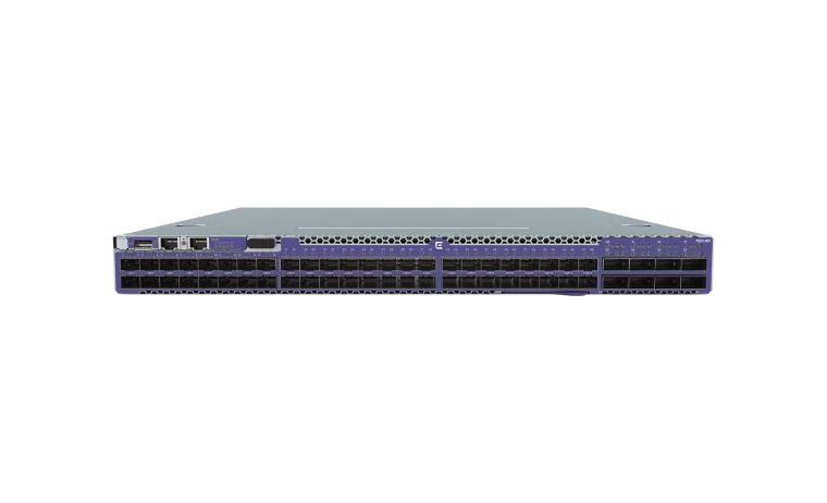 Extreme Networks 7520-48Y Ethernet Switch with Back to Front