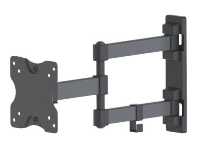 Manhattan TV & Monitor Mount, Wall, Full Motion, 1 screen, Screen Sizes: 13-27", Black, VESA 75x75 to 100x100mm, 20kg,