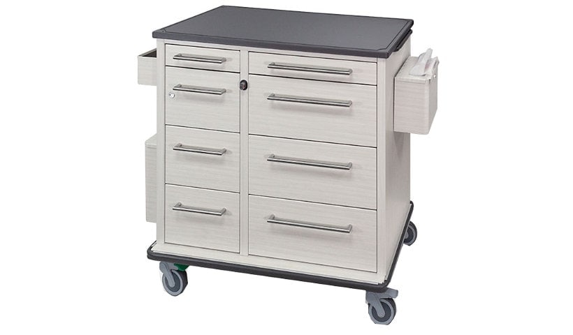 Capsa Healthcare Vintage Encore 5PC Medication Cart - White Ash
