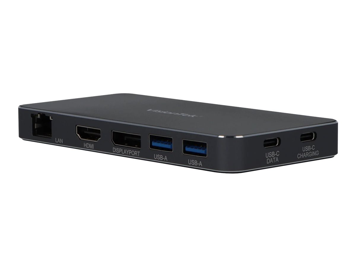 VisionTek VT350 Portable USB-C Docking Station with Power Passthrough