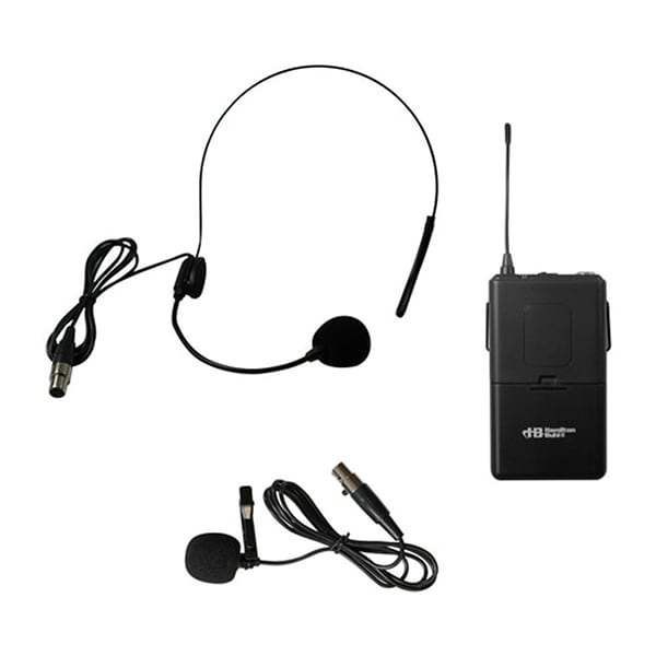 HamiltonBuhl Belt Pack with Lapel Mic for VENU100A and VENU80A Handheld Wireless Microphone