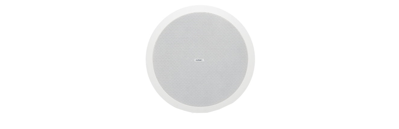 Shure QSC AcousticDesign 6.5" 2-Way Low Profile Recessed Ceiling Speaker -
