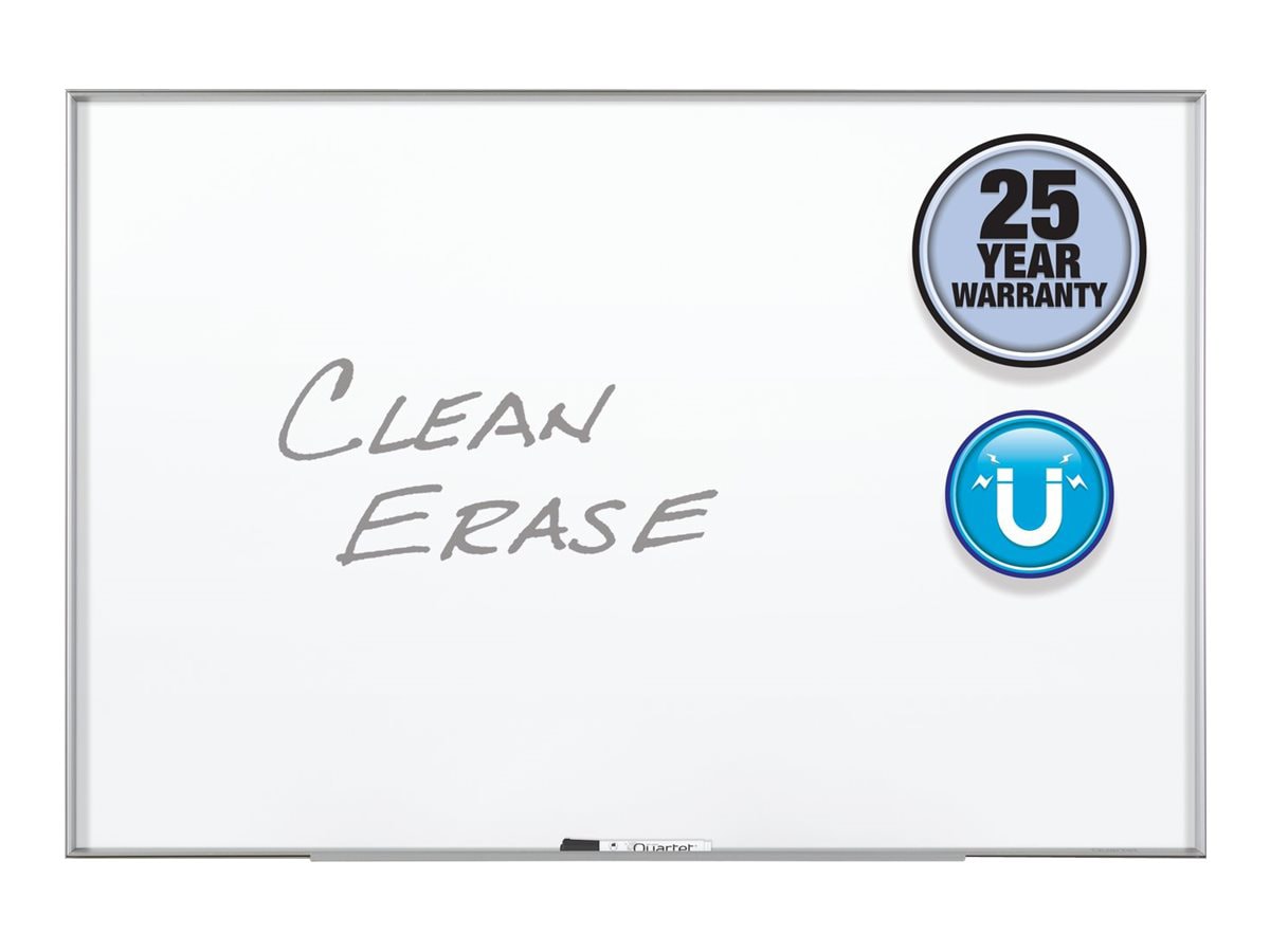 Quartet Fusion NanoClean whiteboard - 23.98 in x 35.98 in - white