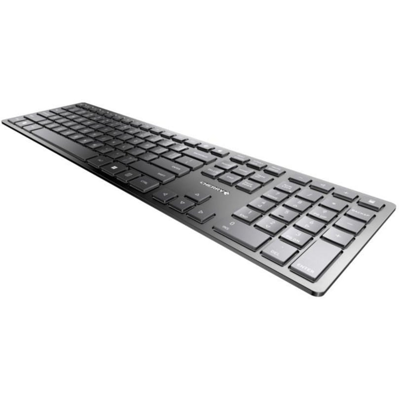 atoom Ecologie Vrijwel CHERRY KW 9100 SLIM - keyboard - QWERTY - US - black, silver - JK-9100US-2  - Keyboards - CDW.com