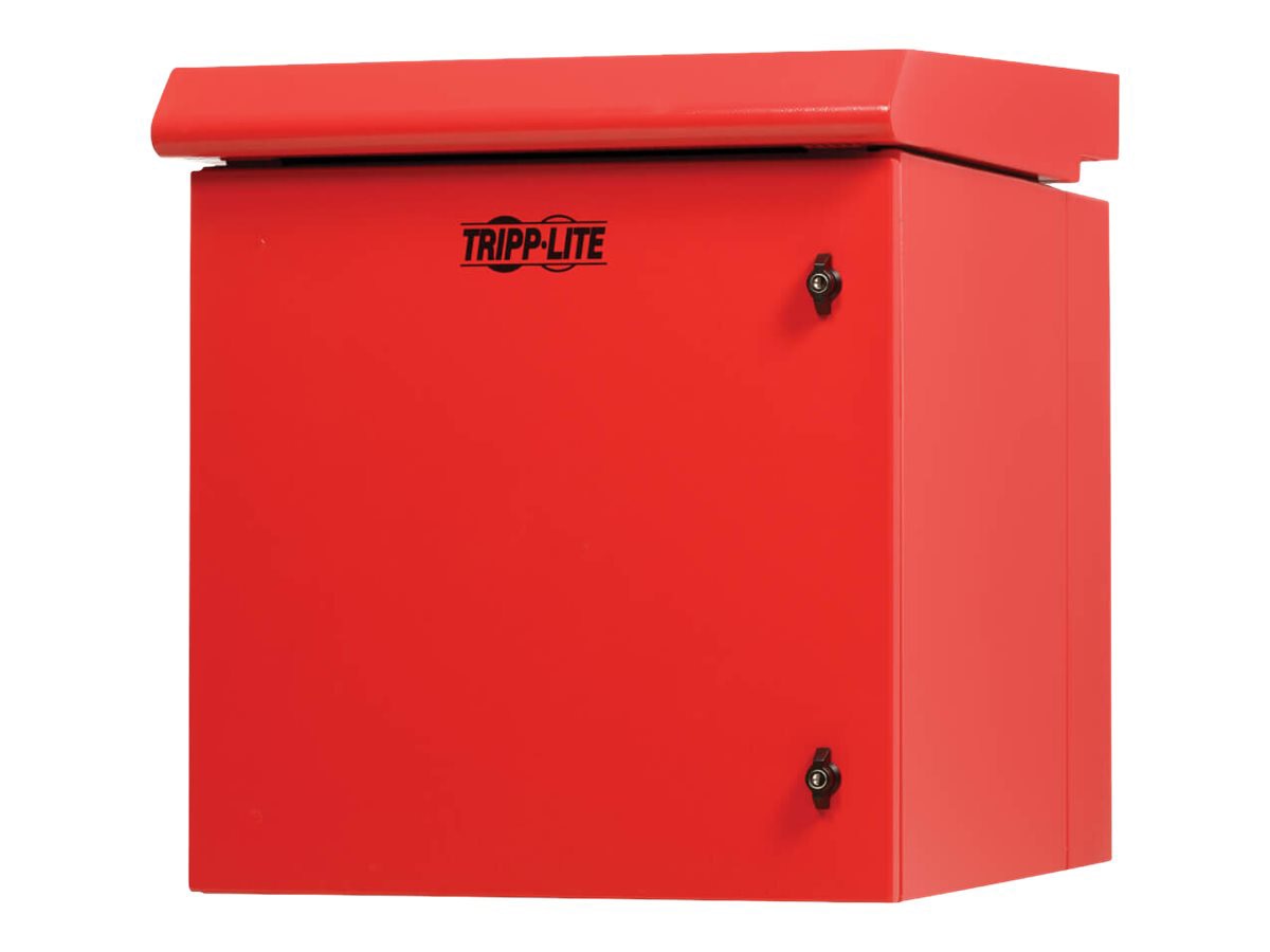 Tripp Lite SmartRack Industrial Enclosure with Lock - NEMA 3R, Wall Mount, Metal Construction, Hinged Back, Internal