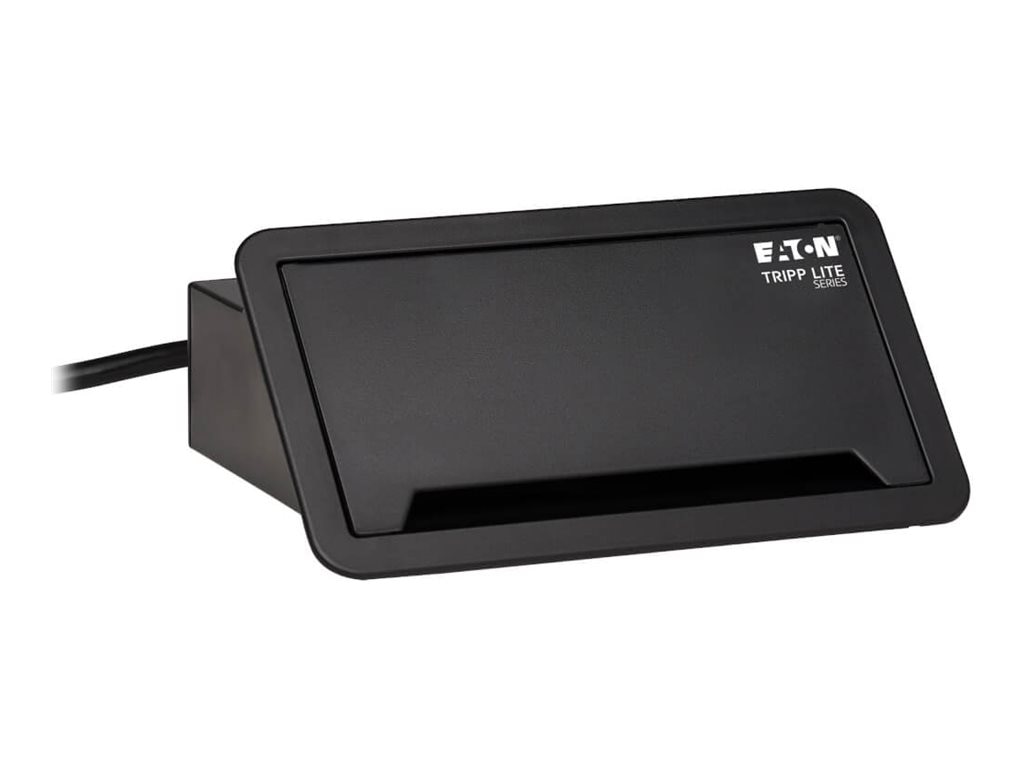 Eaton Tripp Lite Series 2-Outlet In-Desk Power/Charging Dock 4x USB-A USB-B