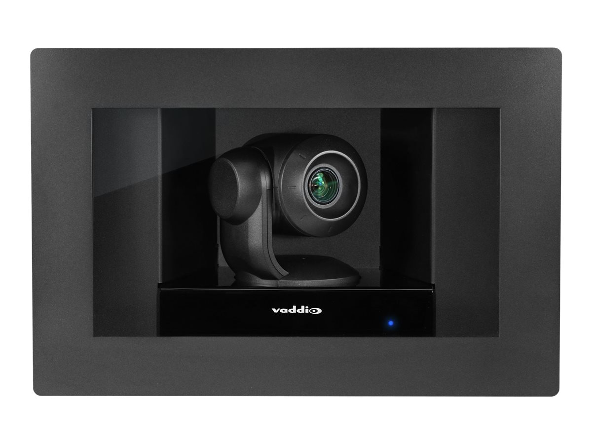 Vaddio RoboSHOT IW Clear Glass PTZ Camera - Black