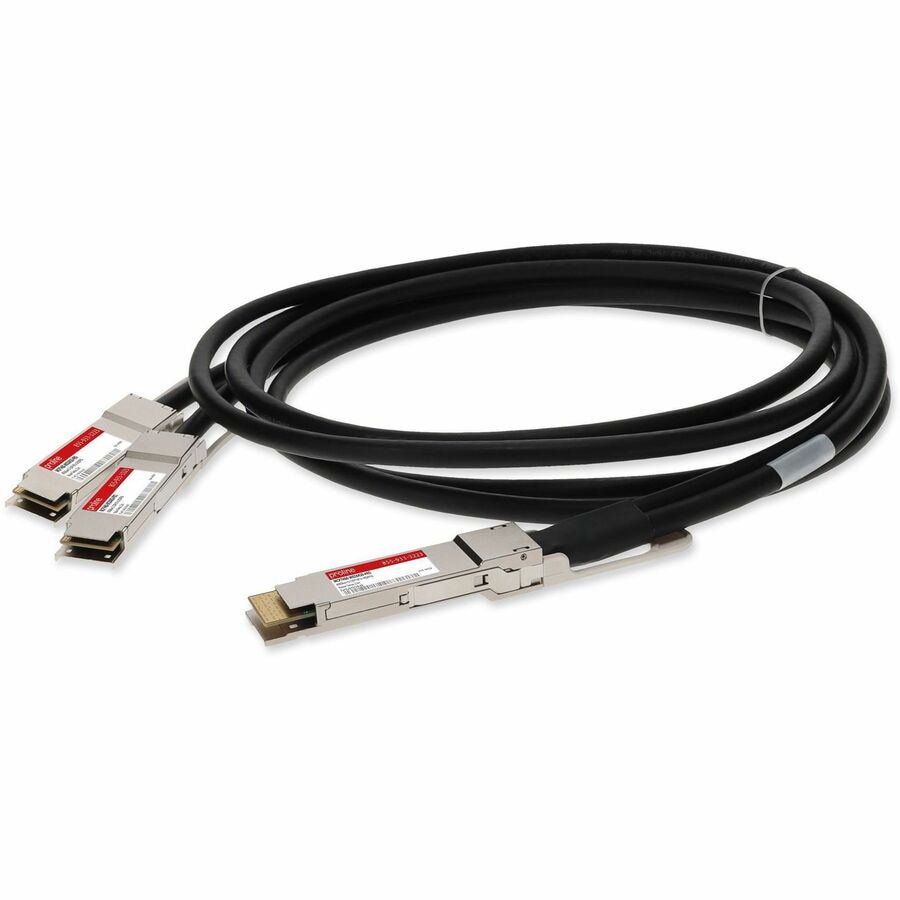 Mellanox MCP7H60-W02AR26 Compatible TAA Compliant 400GBase-CU QSFP-DD 400G to 2xQSFP56 200G PAM-4 Direct Attach Cable