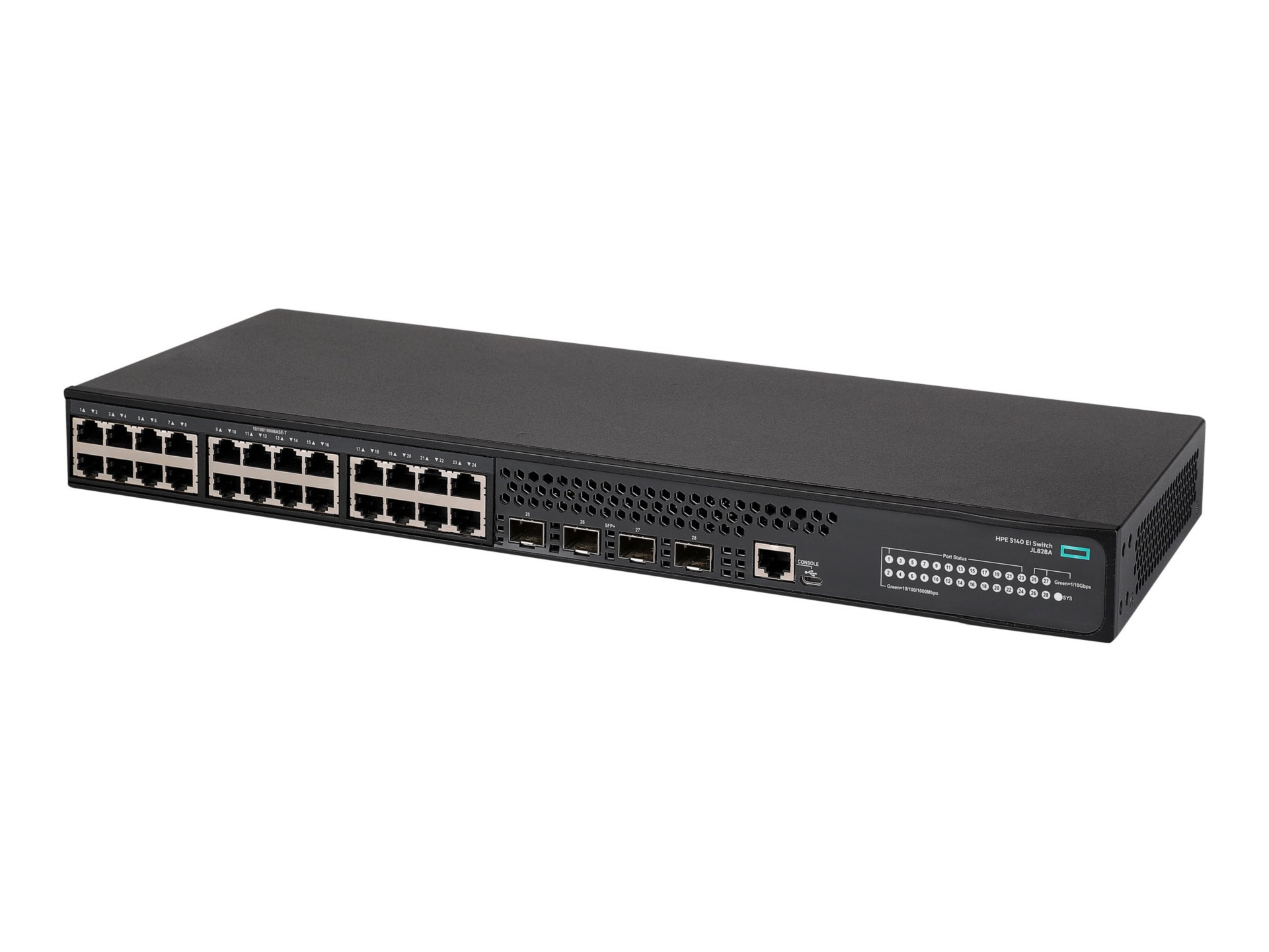 HPE Networking FlexNetwork 5140 24G 4SFP+ EI - switch - 28 ports - smart - rack-mountable