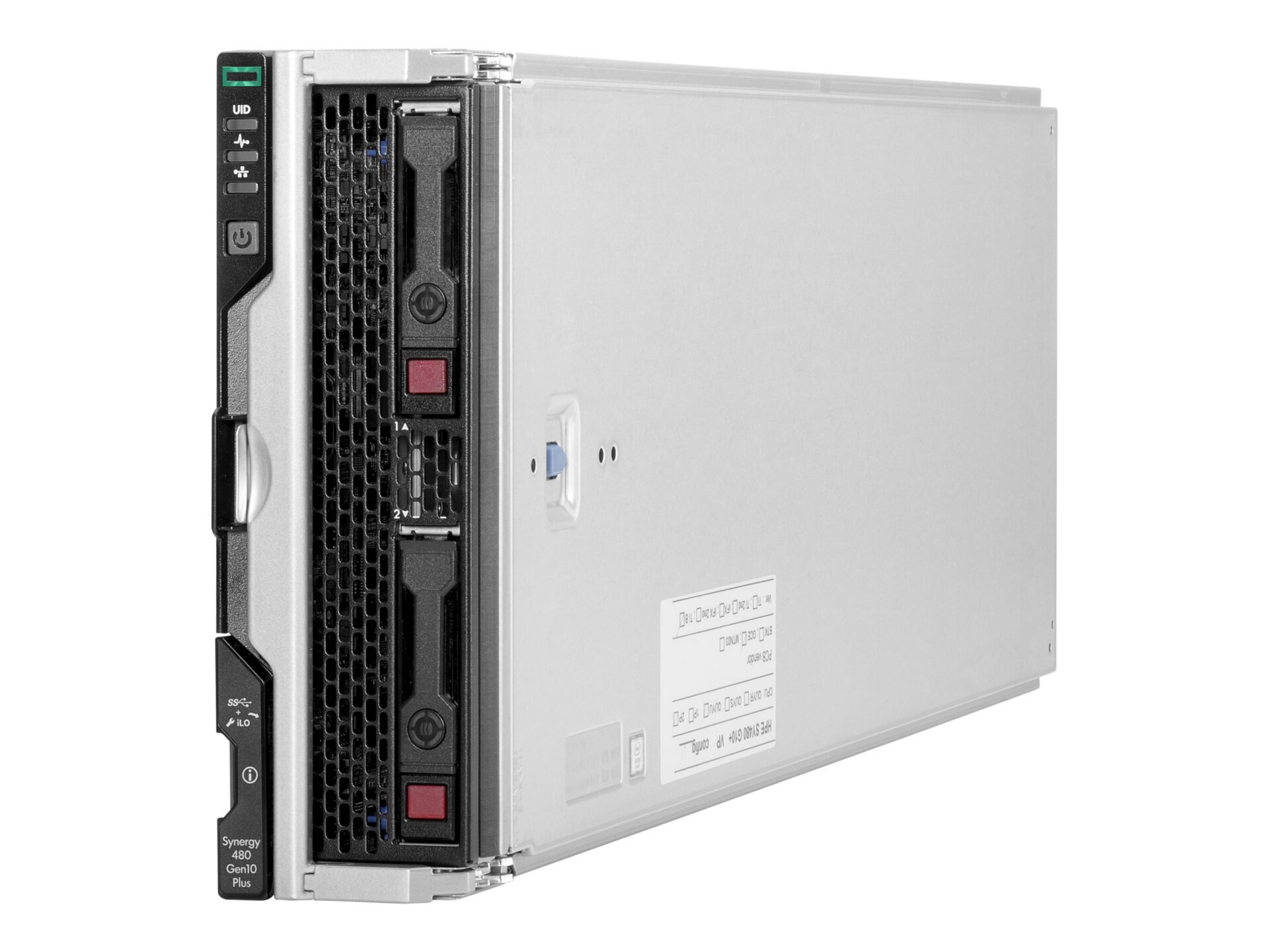 HPE Synergy 480 Gen10 Plus Base Compute Module - lame - pas de processeur - 0 Go - aucun disque dur
