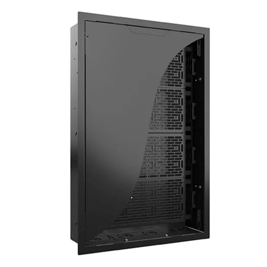 Chief Proximity Extra-Large In-Wall Storage Box - Black - Extra Large storage box - for audio/video components - black