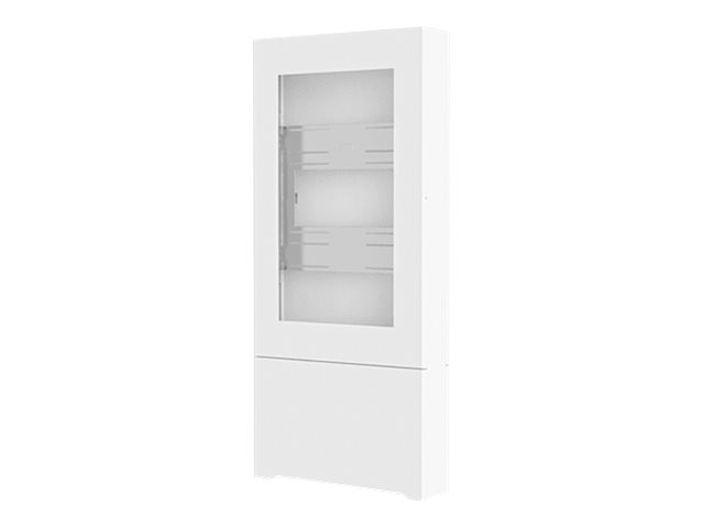Chief Impact 47" Floor Standing Kiosk - Portrait Orientation - White