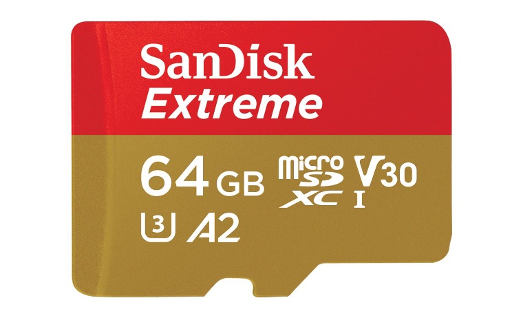 SanDisk Extreme - flash memory card - 64 GB - microSDXC UHS-I