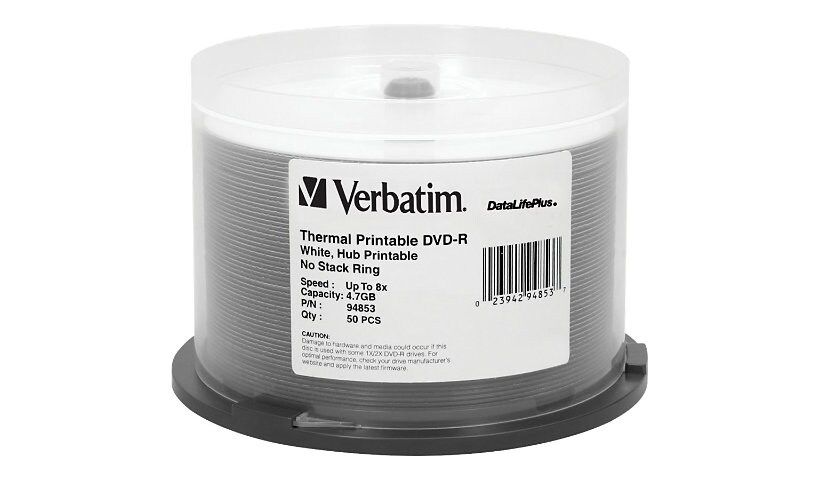 Verbatim DataLifePlus DVD-R x 50 - 4,7 GB - storage media