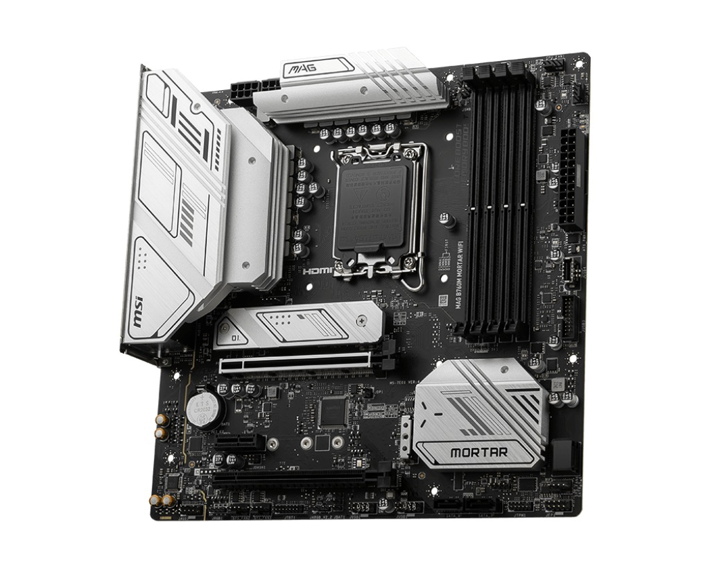 MSI Mag B760M Mortar Wi-Fi DDR5 Micro-ATX Motherboard
