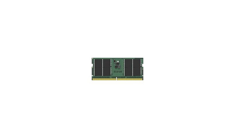 Kingston - DDR5 - kit - 64 Go: 2 x 32 Go - SO DIMM 262 broches - 4800 MHz / PC5-38400 - mémoire sans tampon